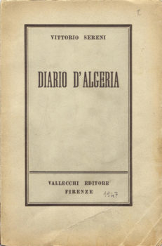 Diario d'Algeria 1947 Vallecchi